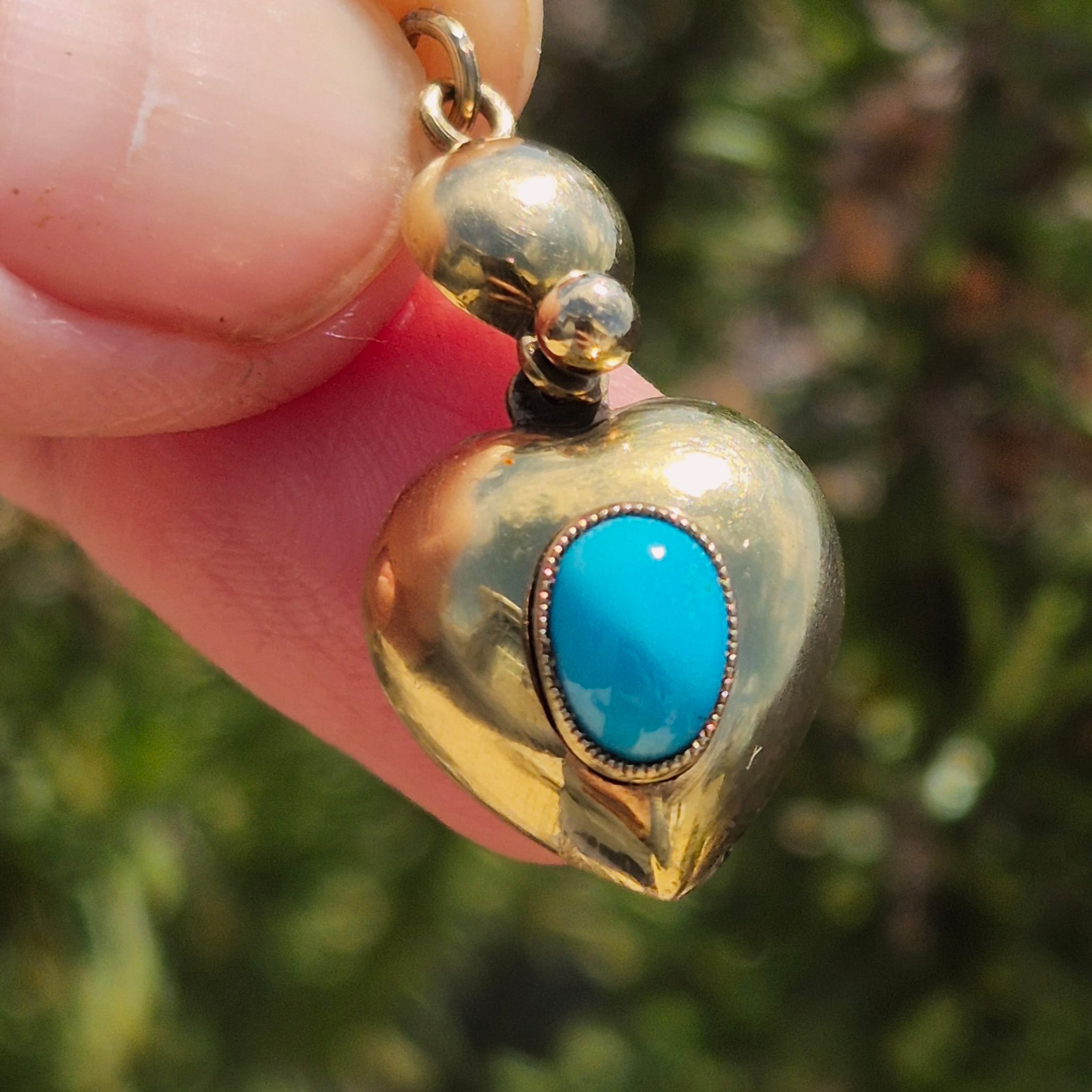 לב טורקיז זהב עתיק – תמונה 4