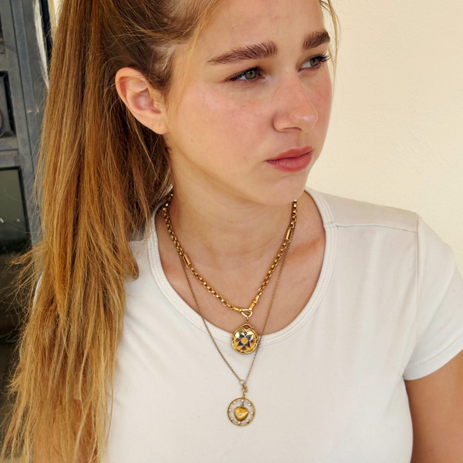 תליון לב עיגול 15 קאראט – תמונה 4