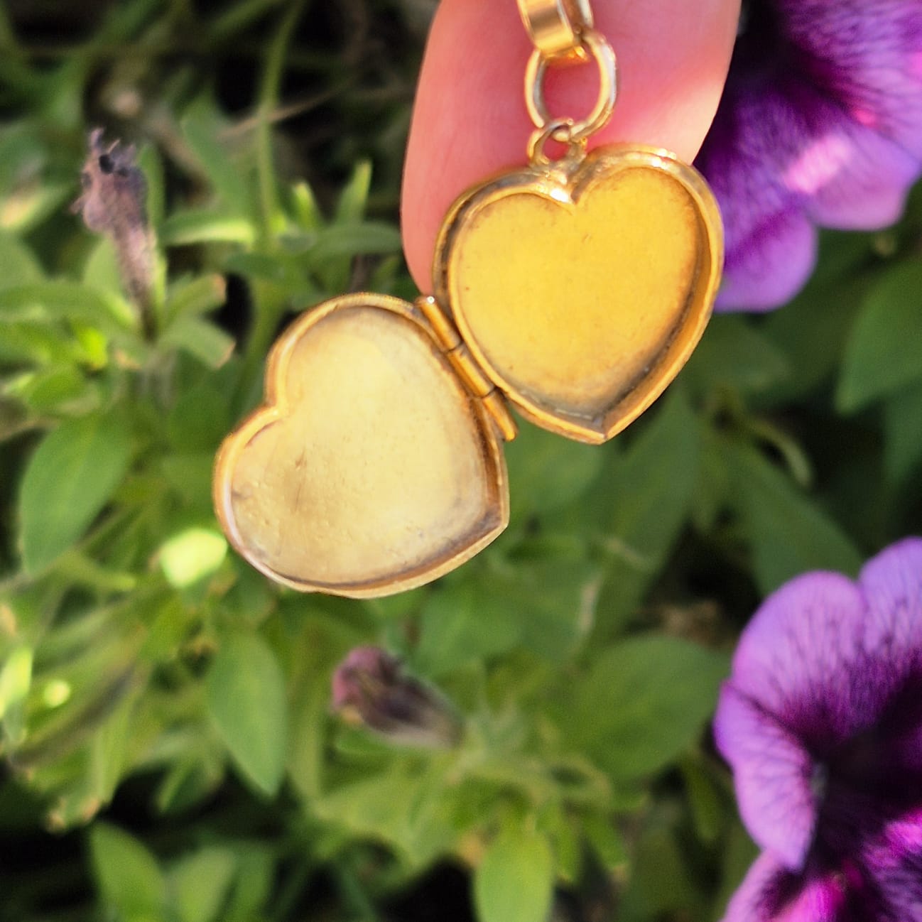 תליון לוקט לב 15 קאראט זהב – תמונה 5