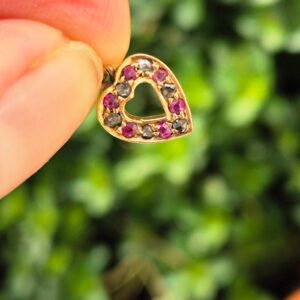 צ'ארם לב רובי יהלום