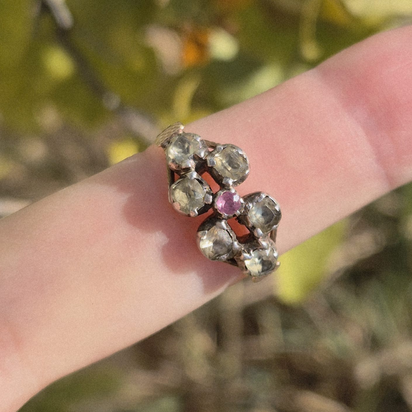 טבעת 15k קרסובריל- chrysoberyl ורובי – תמונה 2