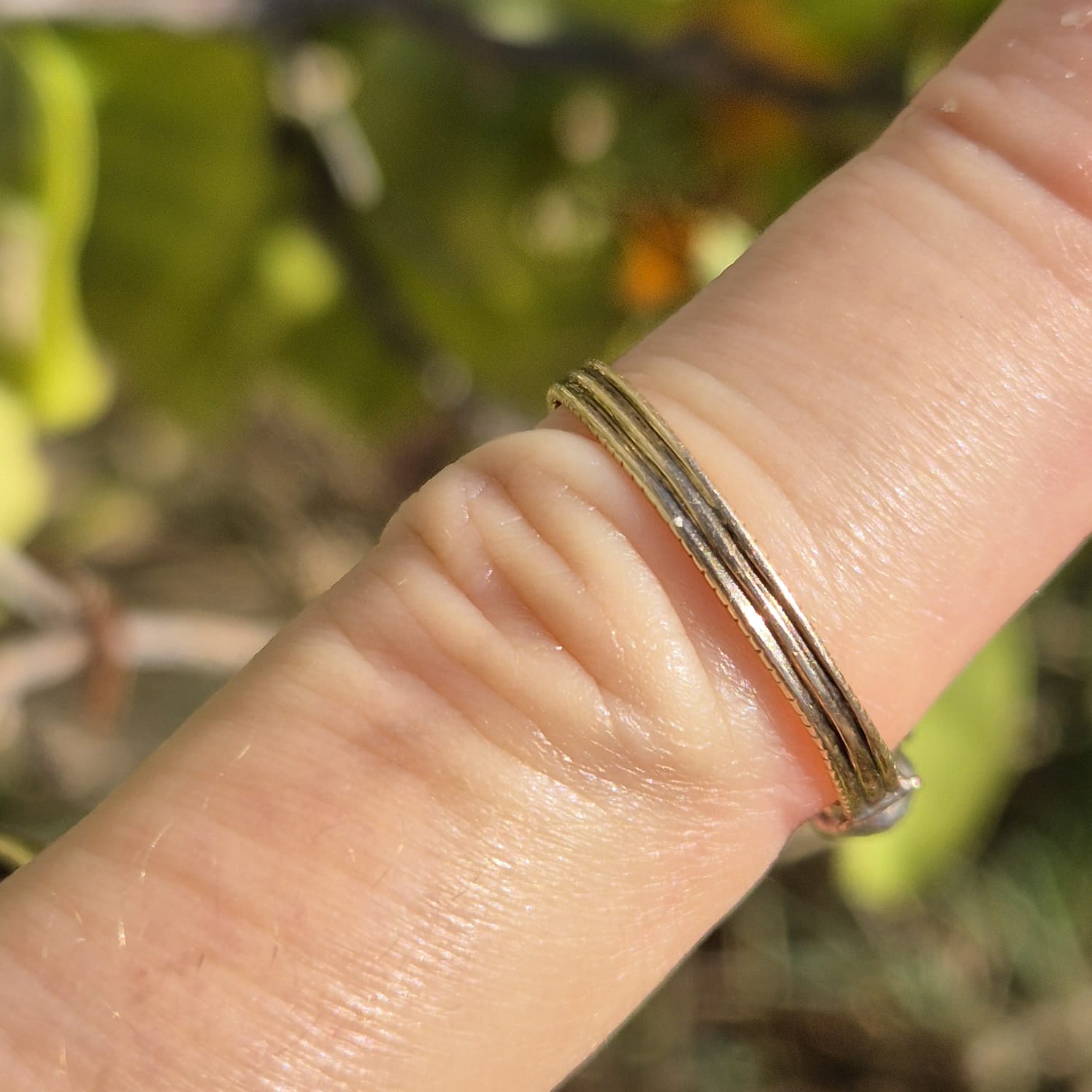 טבעת 15k קרסובריל- chrysoberyl ורובי – תמונה 4