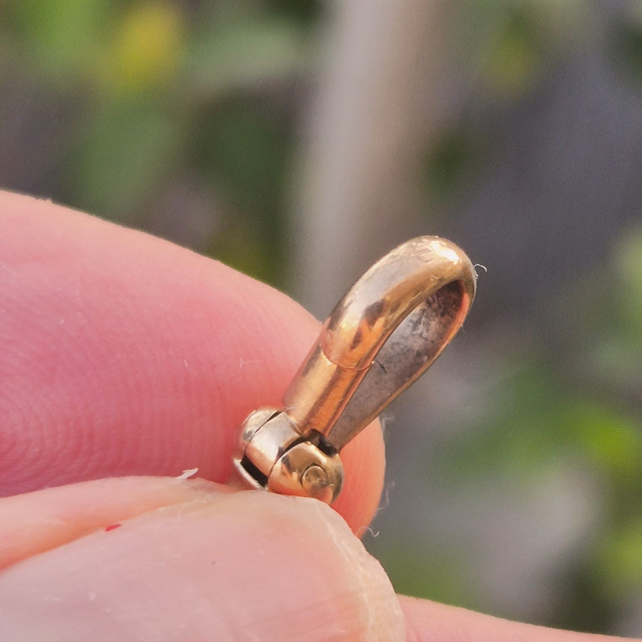 תליון פוב /מחזיק לשעון עתיק זהב 14k – תמונה 4